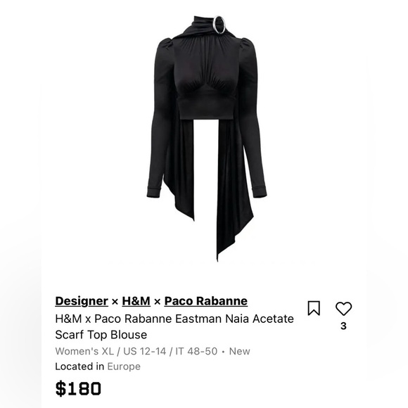 RABANE H&M Black Women's Top/Skirt Set Small - Picture 7 of 15